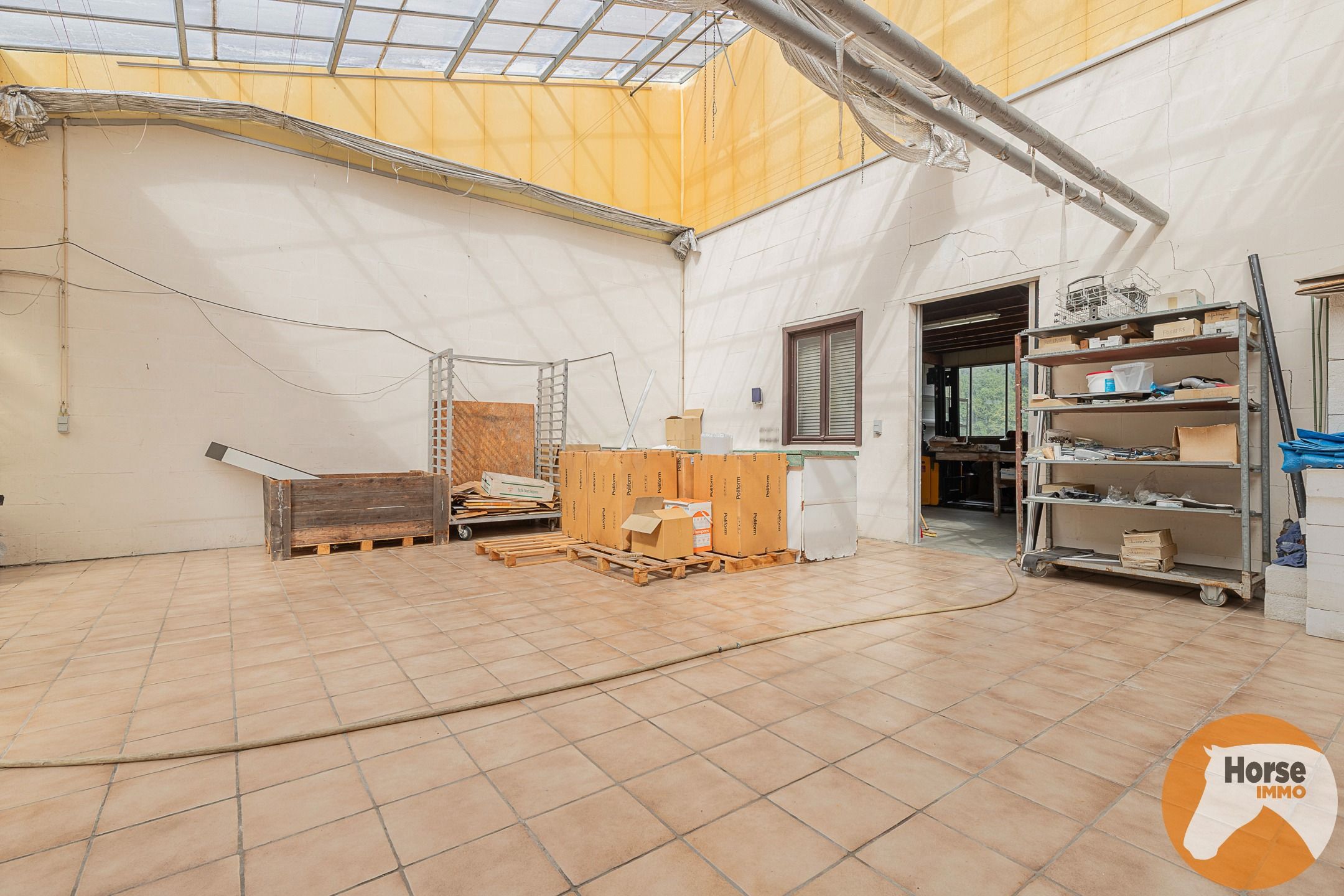 ERPE-MERE - Goed onderhouden woning met magazijn en serres foto 35