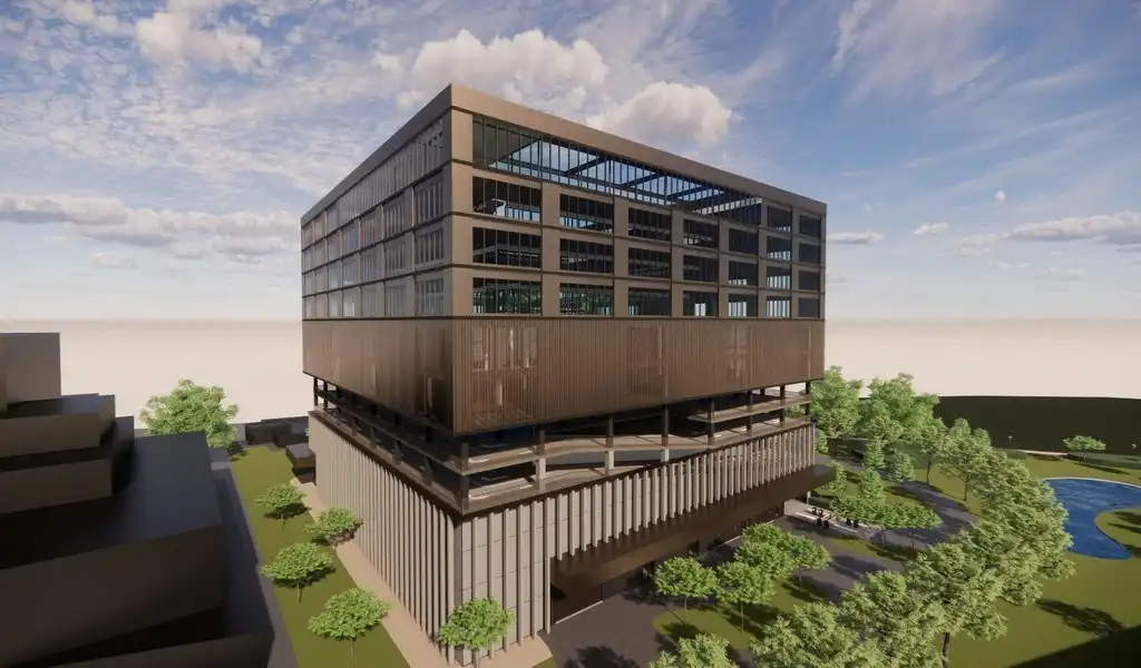 Kantoorruimte te huur in nieuwbouwproject Ouverture tegenover KBC toren in Gent foto 17