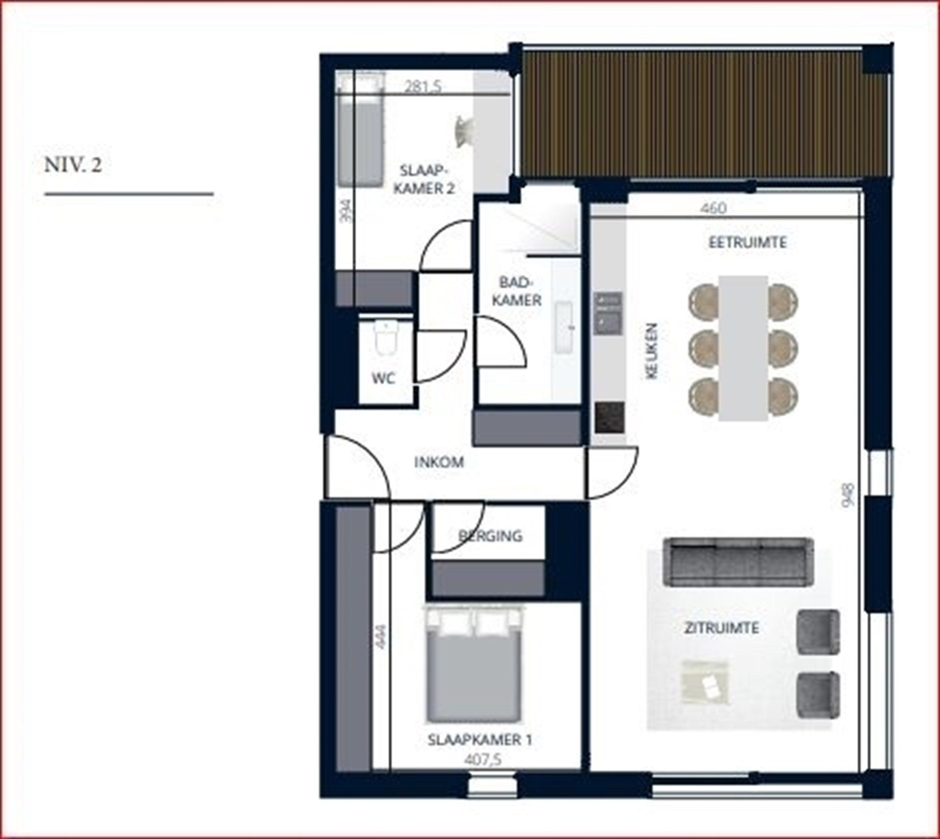 Nieuwbouw appartement in de natuur, vlak bij Liedekerke foto 5
