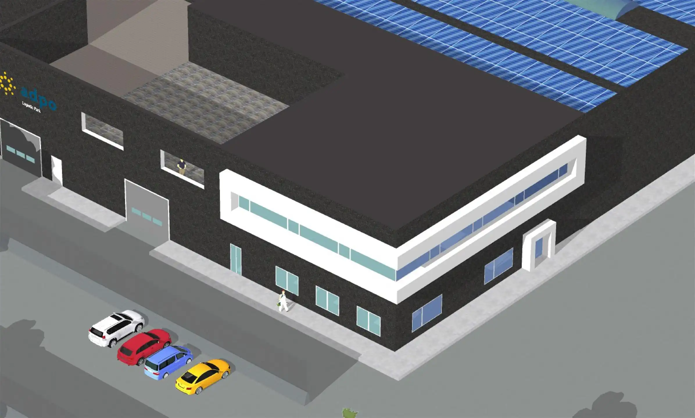 Kantoor met magazijn TE HUUR foto {{pictureIndex}}