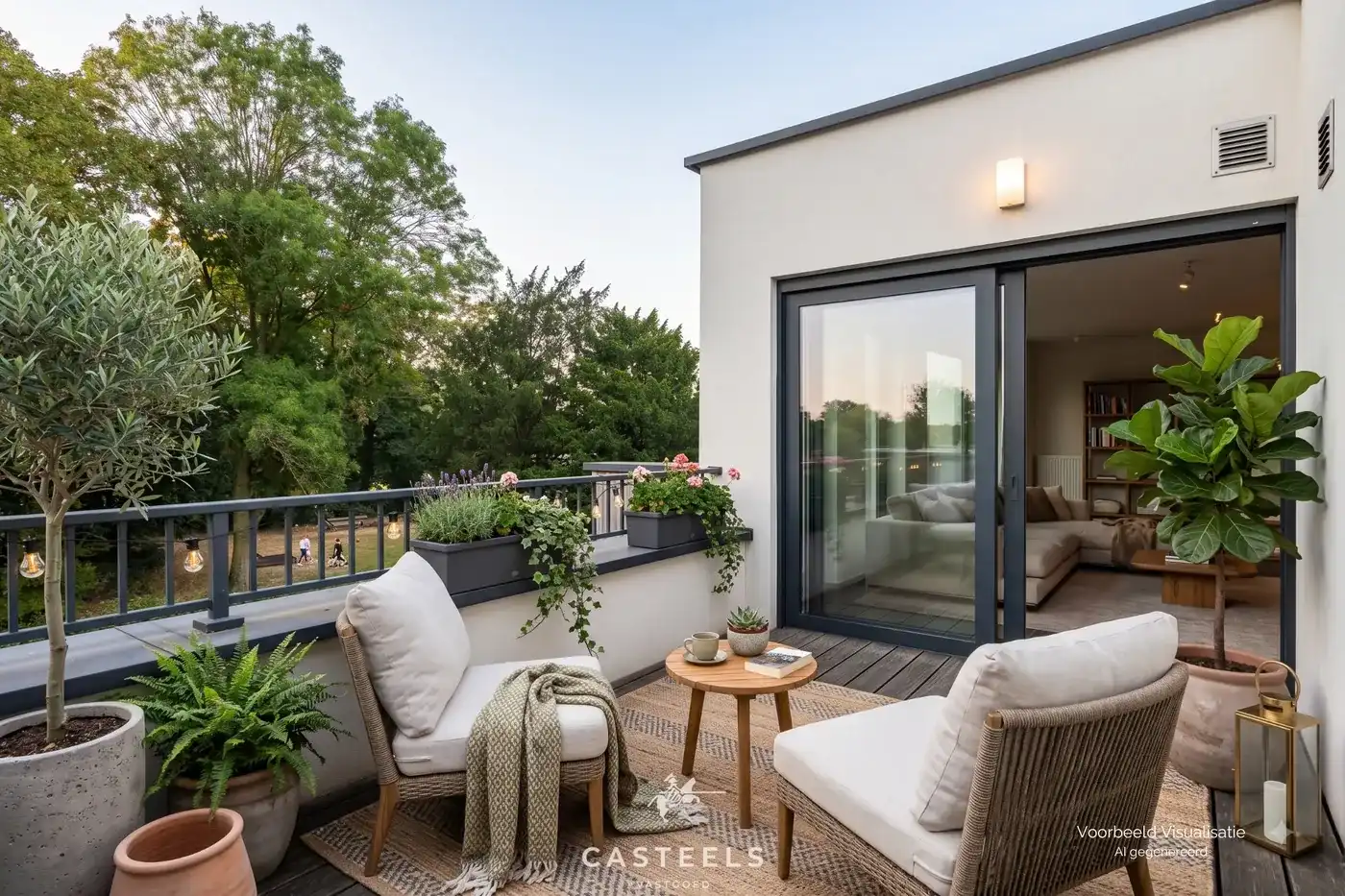 Rustig en lichtrijk appartement met terras in Kluisbergen foto 2