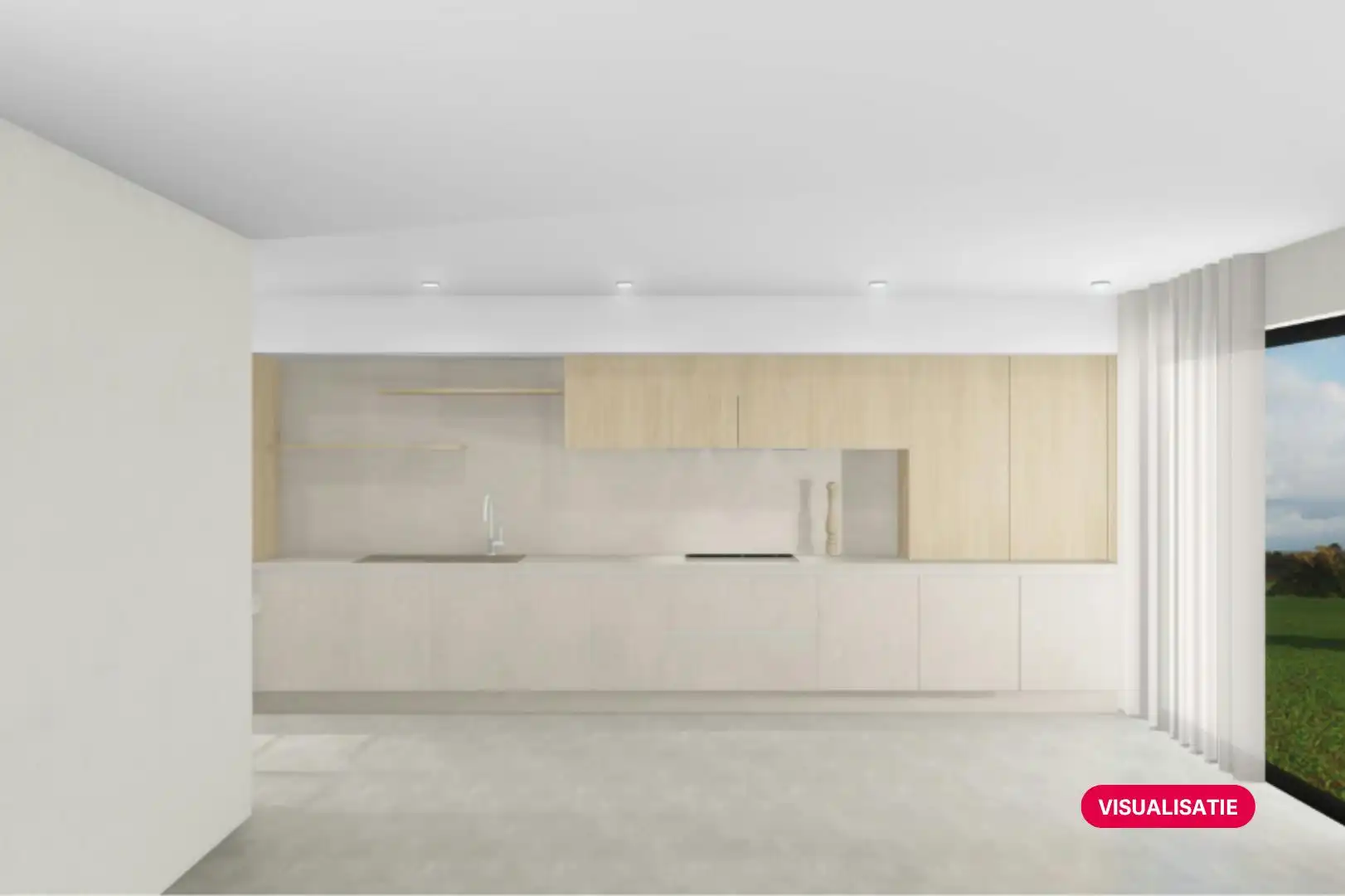 Halfopen nieuwbouwwoning te koop met 3 kamers, oprit en tuin foto 7