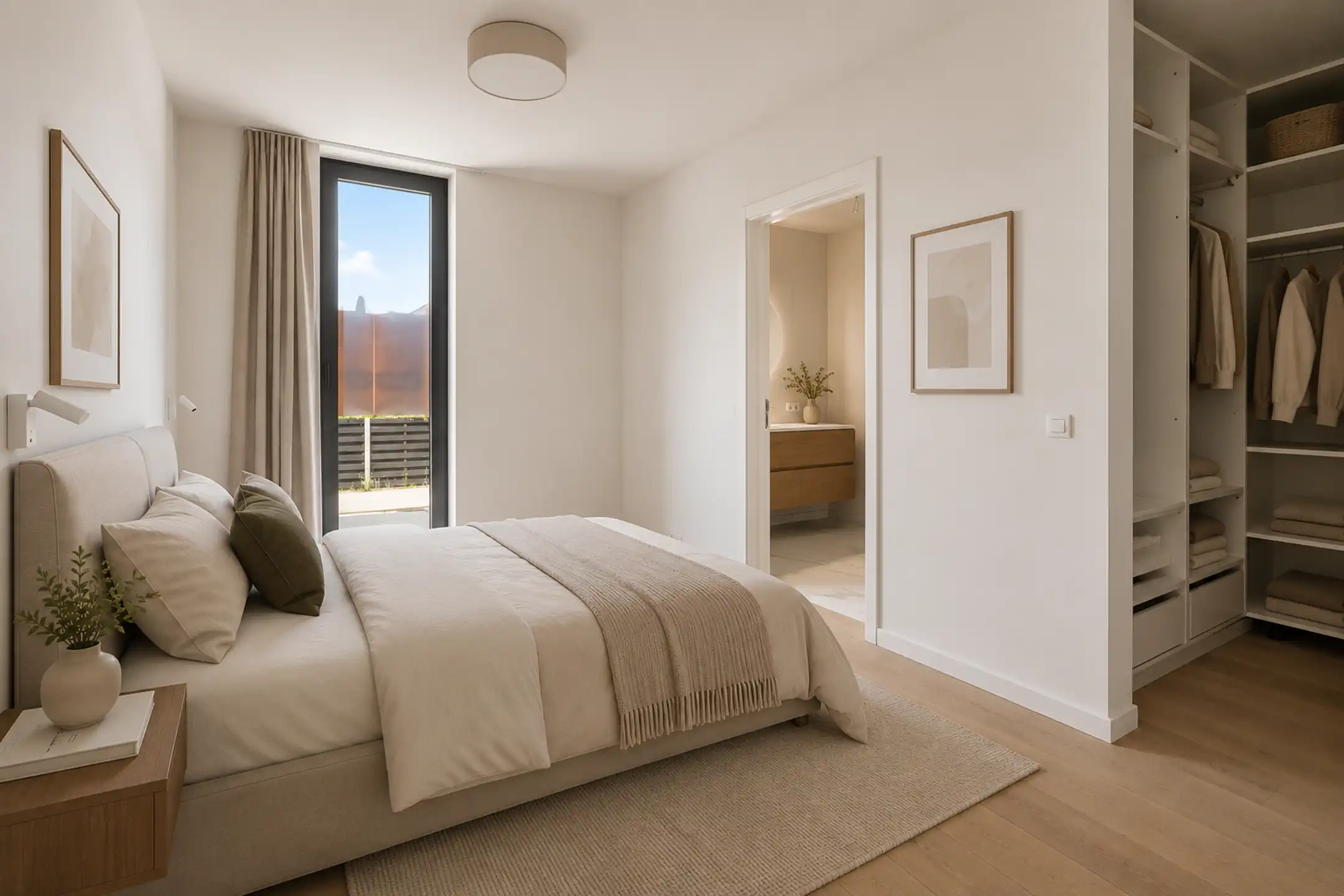 Luxueus afgewerkt gelijkvloersappartement met 3 slaapkamers foto 13