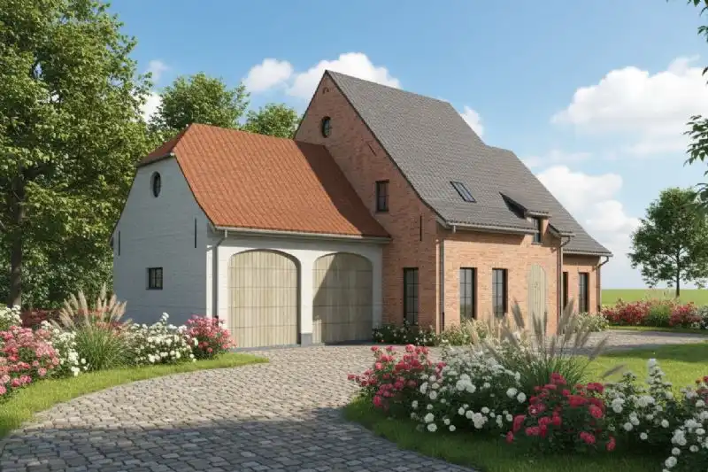 Nieuw te bouwen alleenstaande woning te Dentergem. foto 2