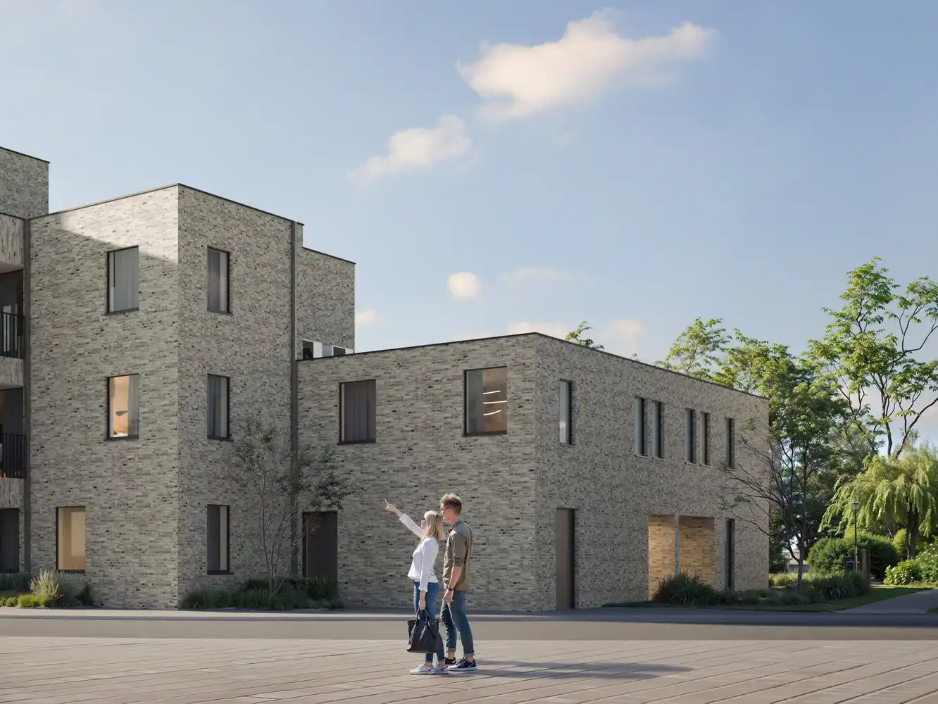 Gelijkvloers moderne nieuwbouw handelspand in het centrum Torhout! foto 3
