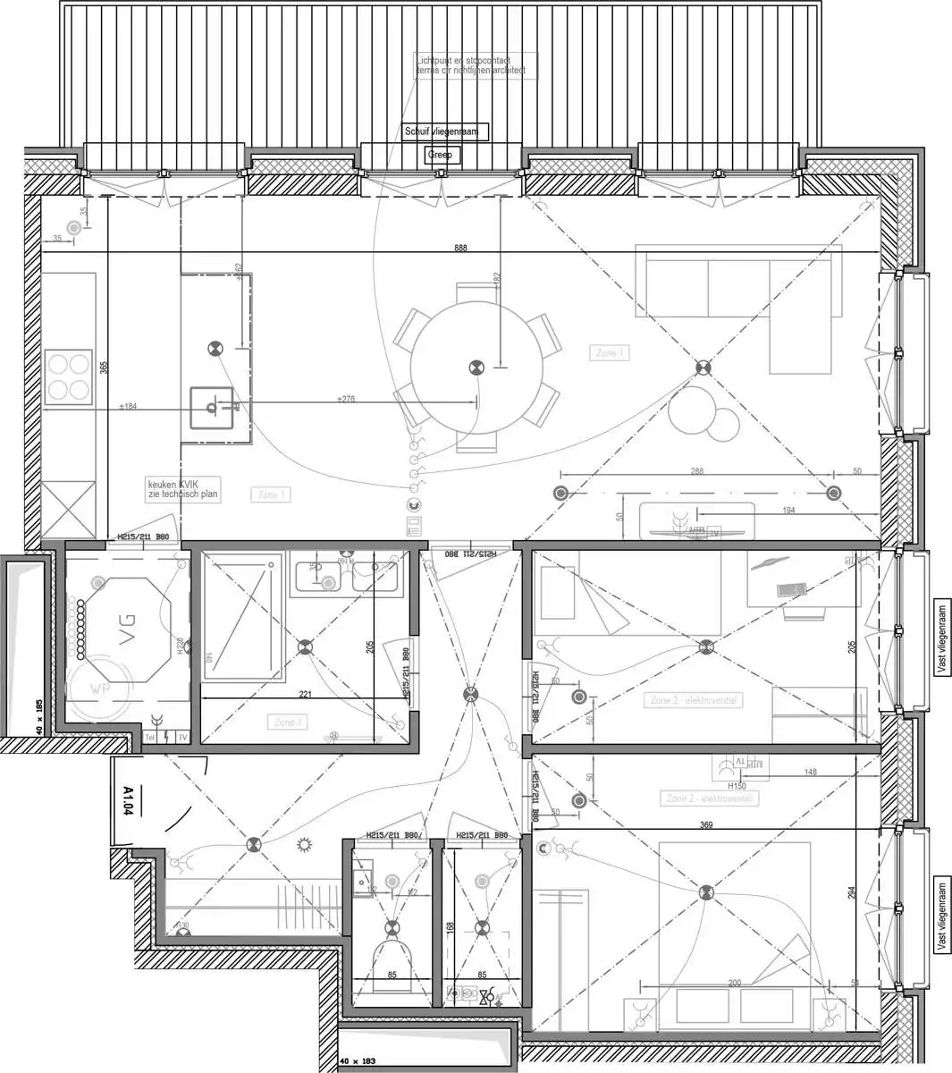 Rustig en comfortabel 2slpk appt. met mooi terras foto 12