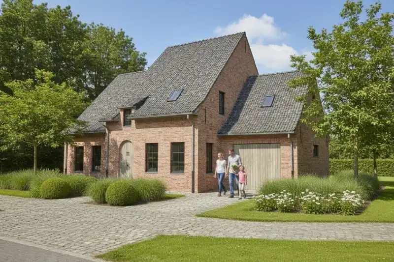 Nieuw te bouwen alleenstaande woning te Zuidschote. foto {{pictureIndex}}