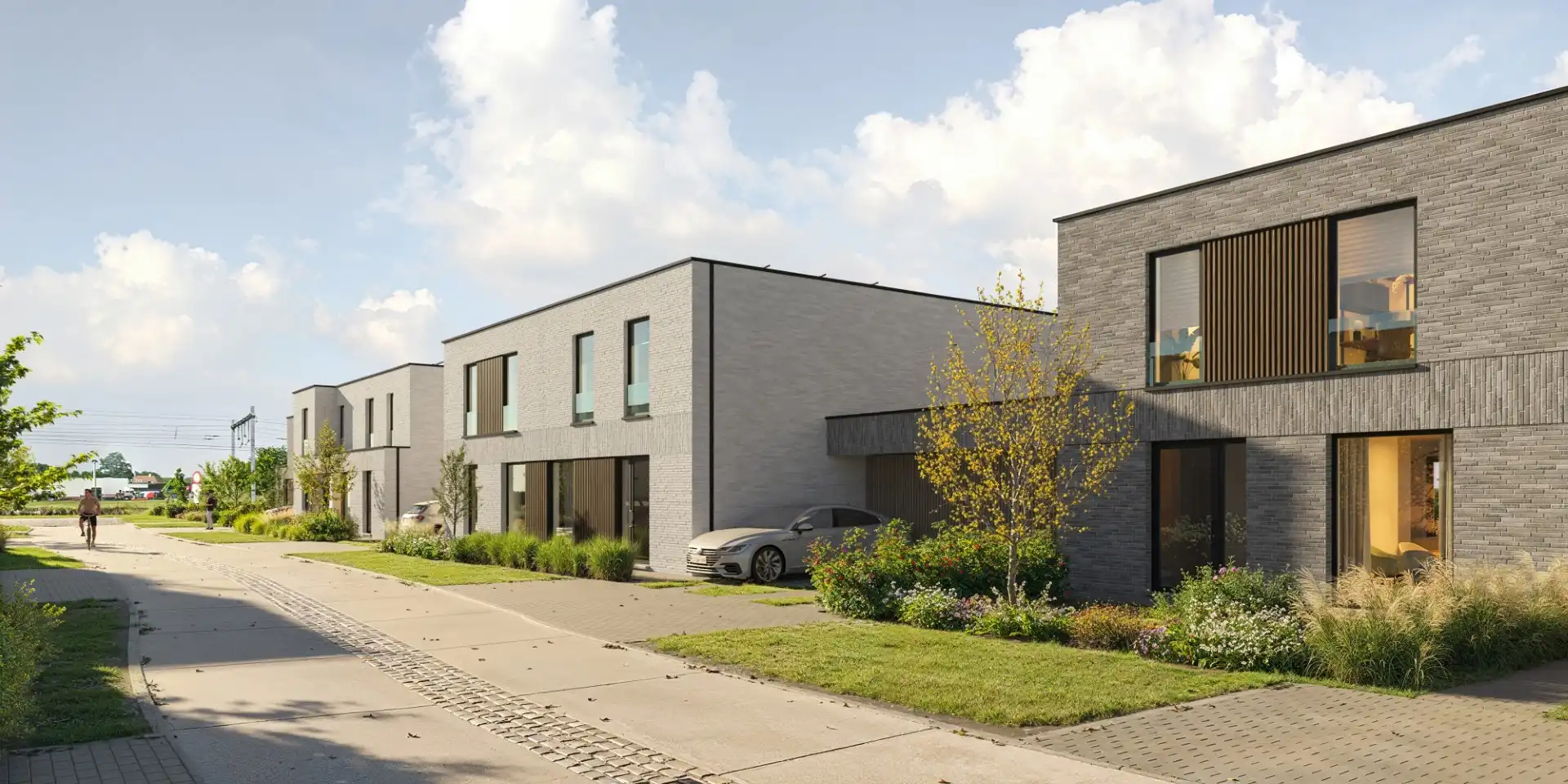 Halfopen bebouwing met 3 slpk’s en garage foto 2