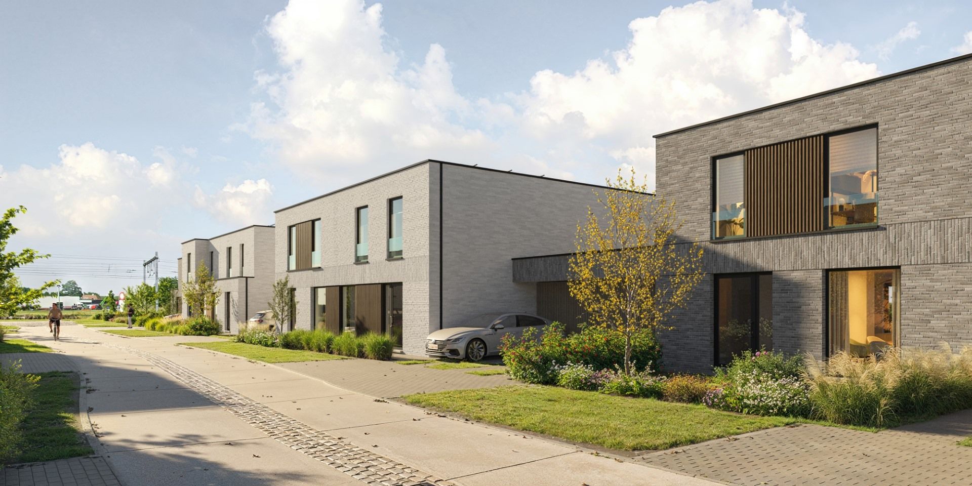 Halfopen bebouwing met 3 slpk’s en garage foto 2