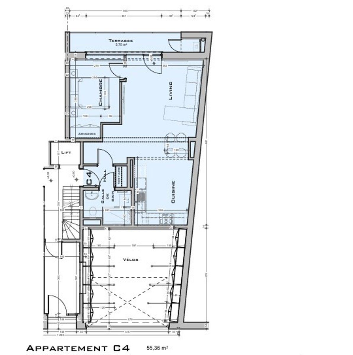 Vernieuwd appartement met 1 slaapkamer en terras foto 7
