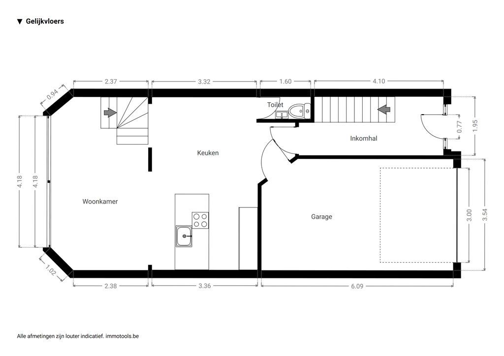 Gerenoveerde woning met zuidgerichte tuin foto 10