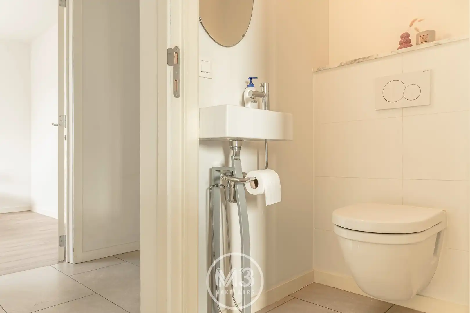 Ruim appartement met 2 slaapkamers, terrassen en garage in Blaasveld. foto 19