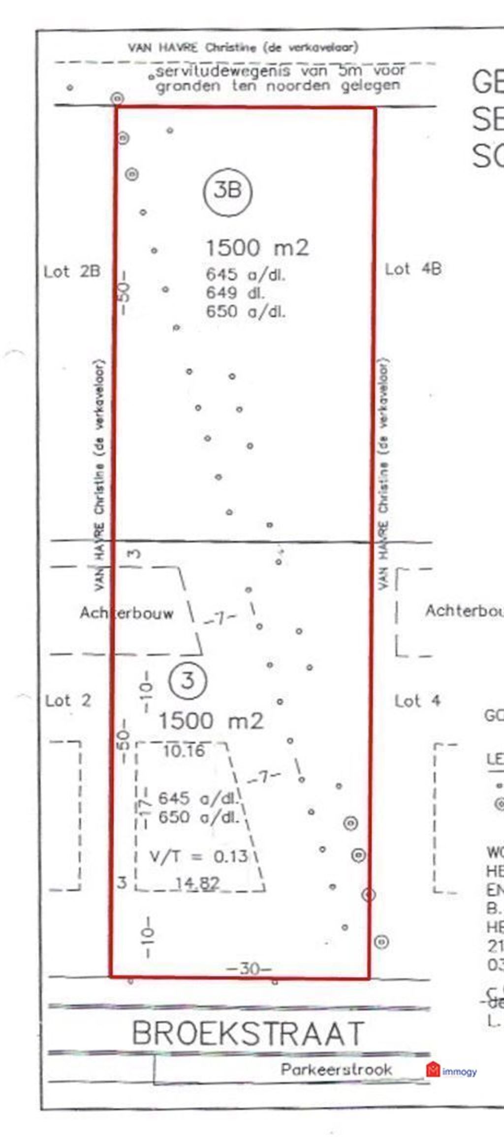 Perceel van 3.000m² voor open bebouwing met zicht op weilanden foto 5