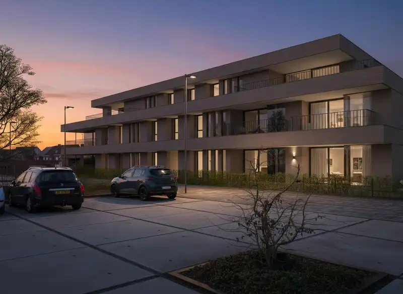 MOGELIJKHEID AANKOOP NIEUWBOUW à 6% BTW - LUXUEUS APPARTEMENT TE KOOP OP TOPLOCATIE IN LOCHRISTI (WACHTEBEKE) - PRIJS INCLUSIEF ONDERGRONDSE PARKEERPLAATS EN KELDERBERGING foto 15