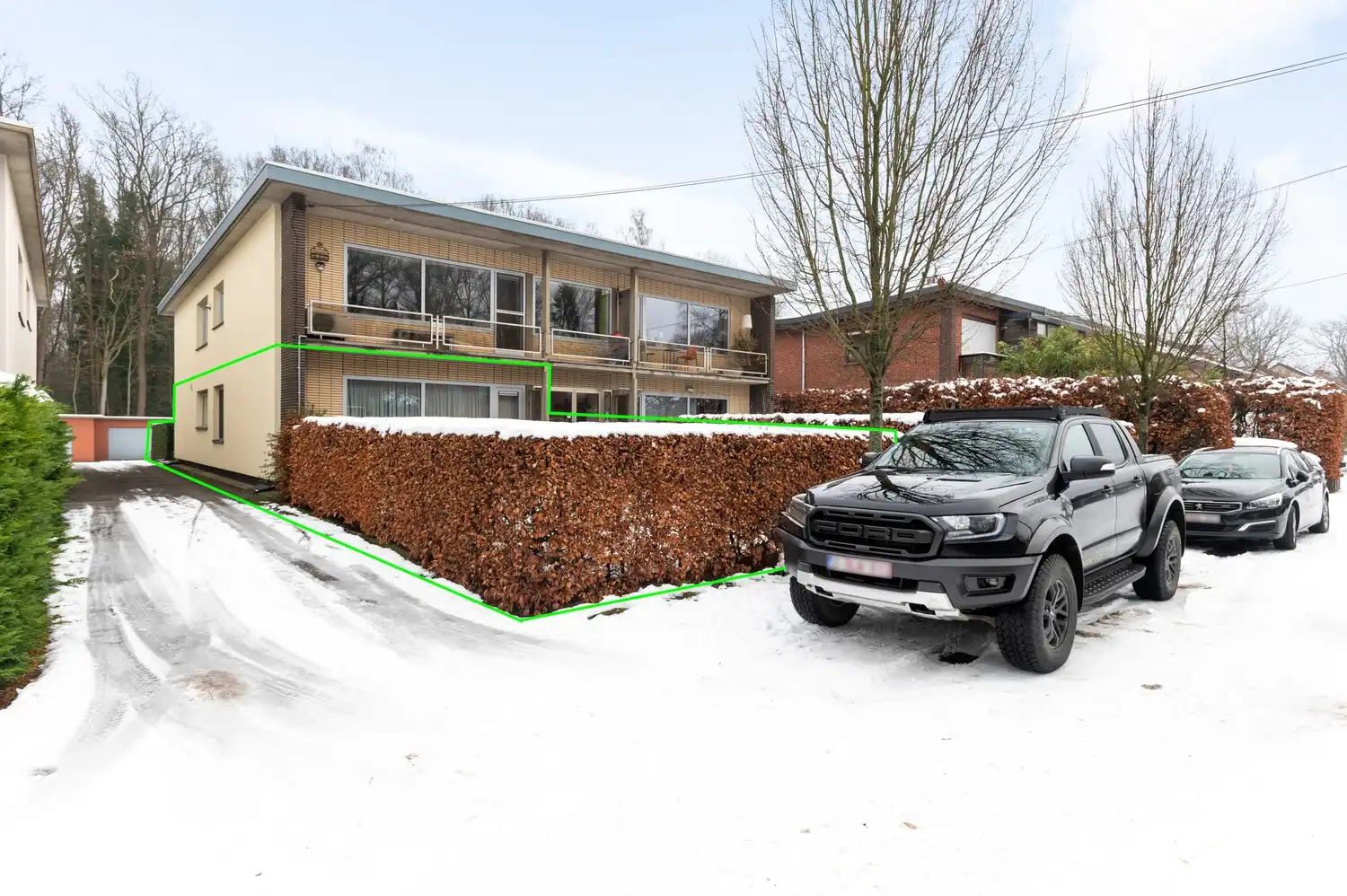 Hoofdfoto van de publicatie: Gelijkvloers appartement met 2 SLPK met garagebox te Kalmthout