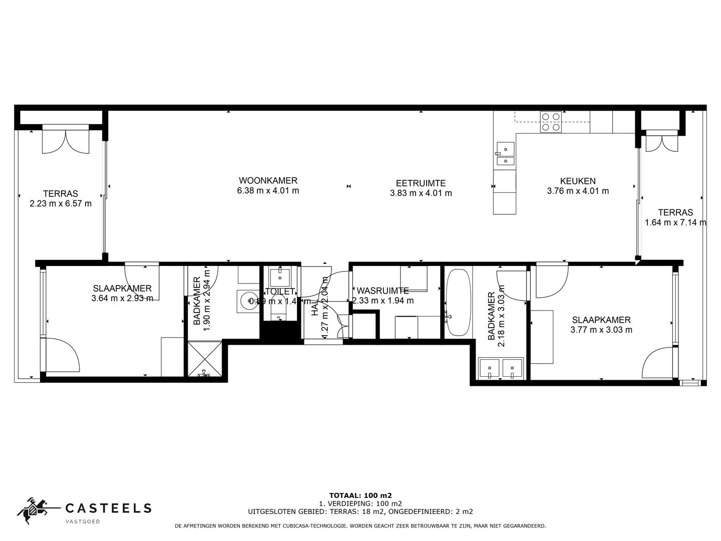 Modern appartement met weids uitzicht te koop in Gentbrugge foto 22