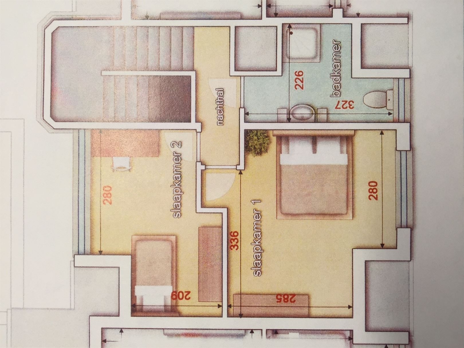 Rustig gelegen, duplex appartement met 2 slaapkamers. foto 14