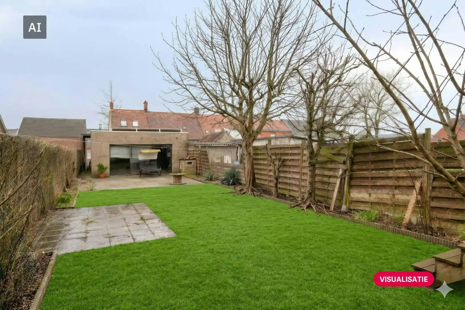 Halfopen bebouwing met 3 slaapkamers en tuin in Izegem foto 12