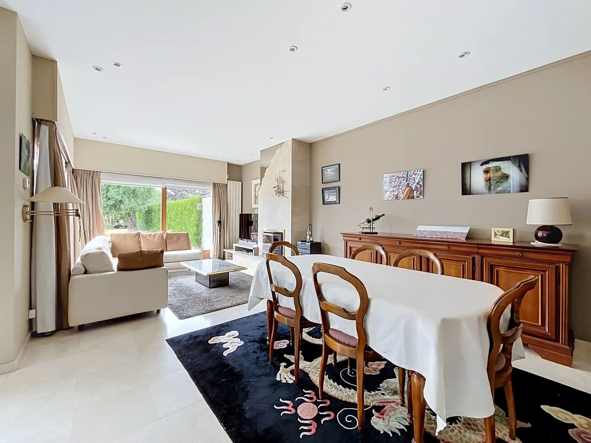 half open bebouwing met 3 slaapkamers en garage op perceel van 545m² foto 2