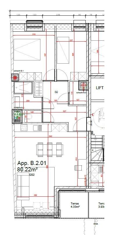 Energiezuinig nieuwbouwappartement met twee slaapkamers in Lokeren foto 16