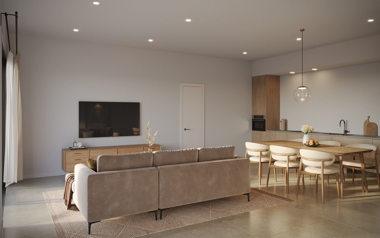 Gelijkvloers appartement met 2 slpkrs te Beerzel foto 4