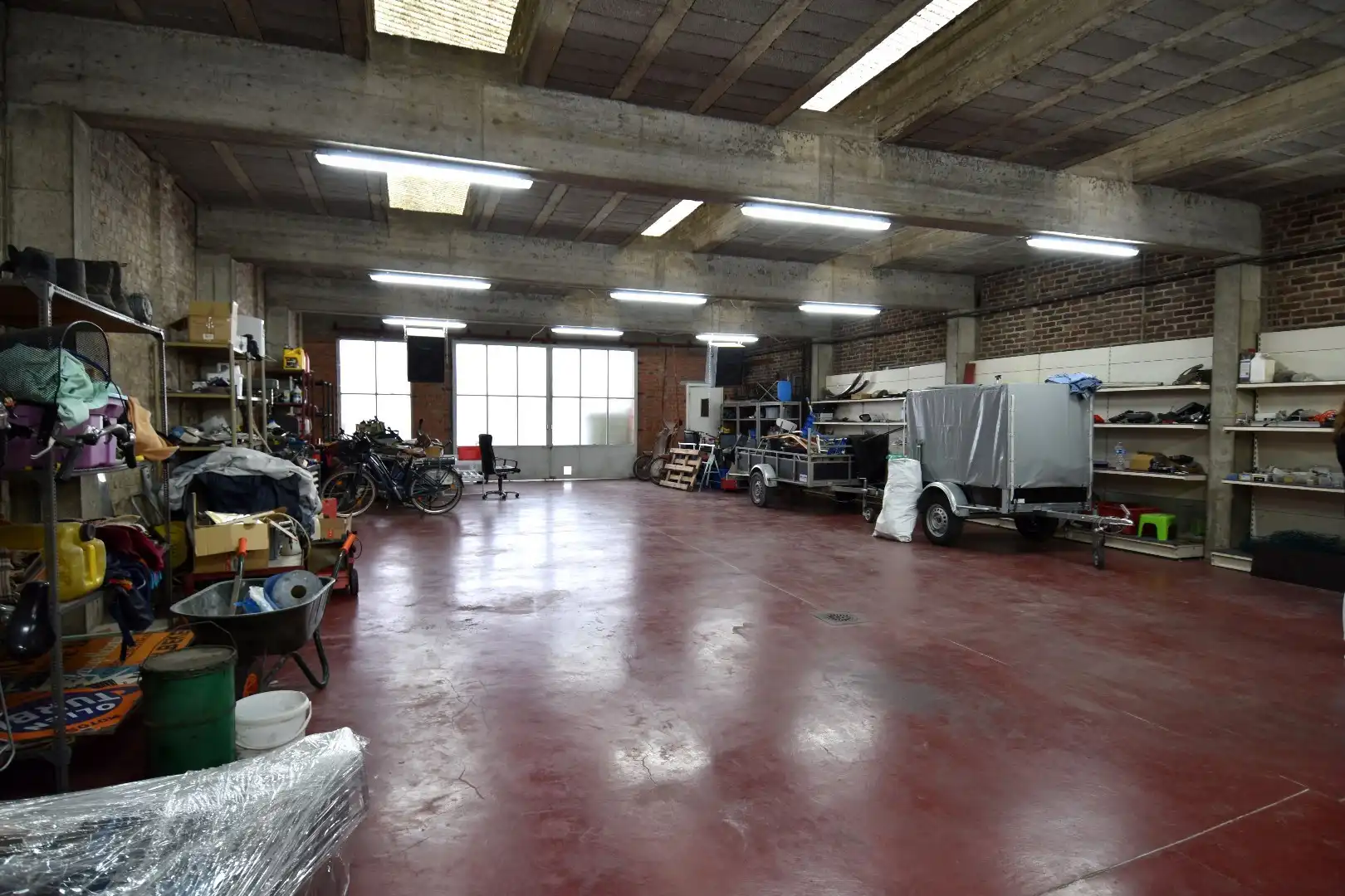 Dubbele opslagruimte (466 m²) met telkens een bovenliggend woongedeelte te koop in Kuurne foto 24