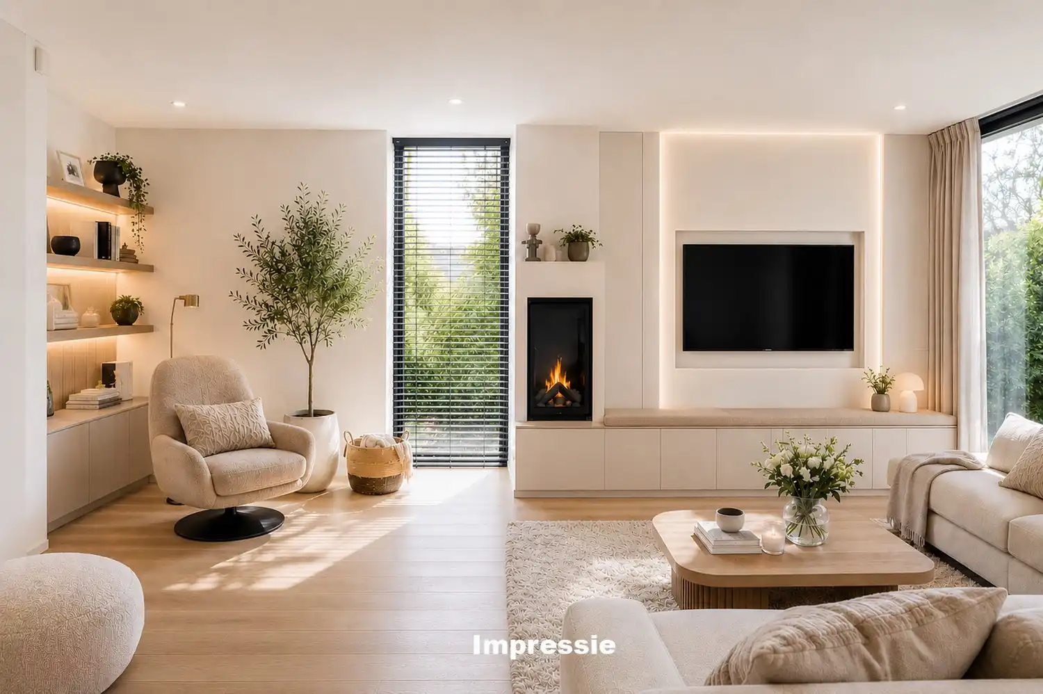 Energiezuinige villa met zwembad, wellness en praktijkruimte op een perceel van 998 m² te Putte foto 4
