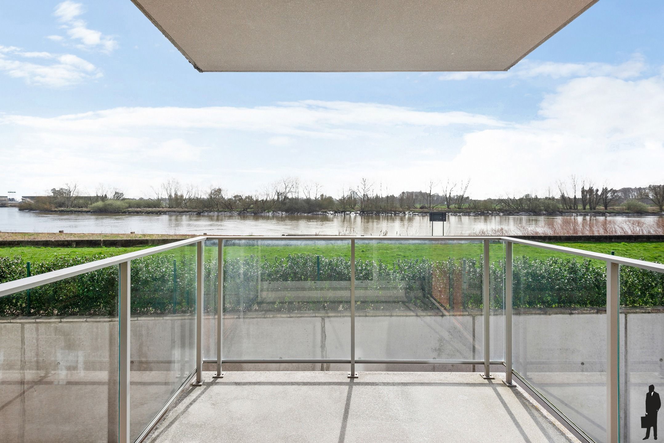 Appartement met 2 slpks en ZO terras met zicht op de Rupel foto 7