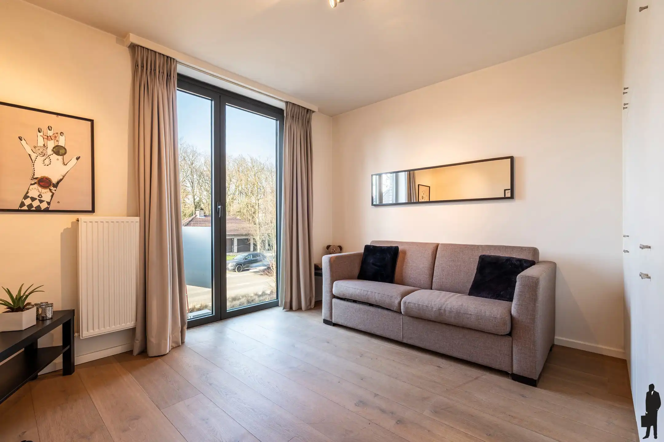 Luxe appartement met terras en zicht op parktuin foto 12