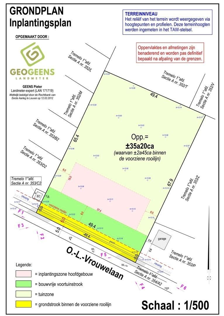 Mooi en rustig gelegen villagrond van 35a te Tremelo foto 3