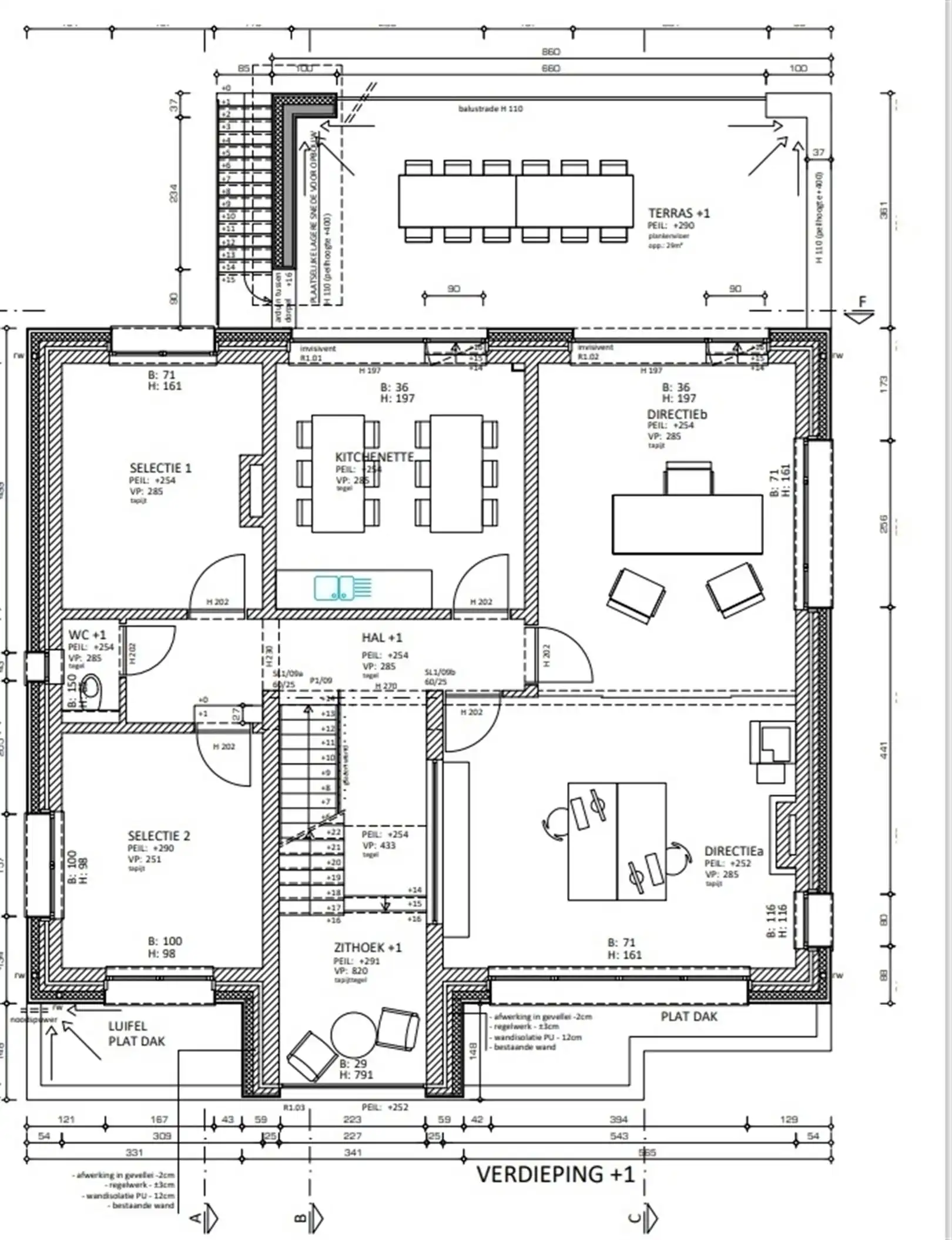 Af te werken kantoorgebouw op zichtlocatie langsheen  N9 foto 8