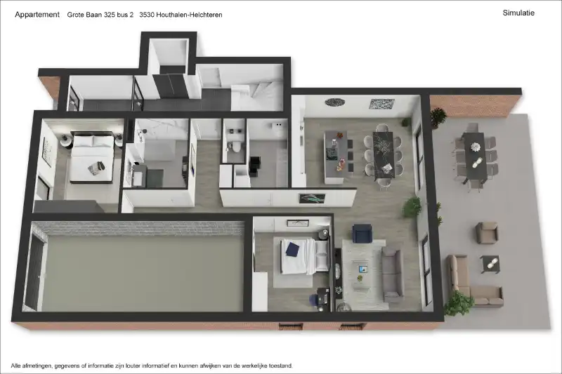 Ruim gelijkvloers nieuwbouwappartement met 2 slaapkamers, terras en een mooie tuin op een goed bereikbare locatie! foto 11