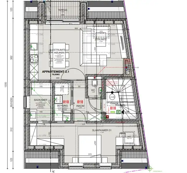 MOGELIJKHEID AANKOOP NIEUWBOUW à 6% BTW - NIEUWBOUW APPARTEMENT TE KOOP IN LOCHRISTI (WACHTEBEKE) foto 5