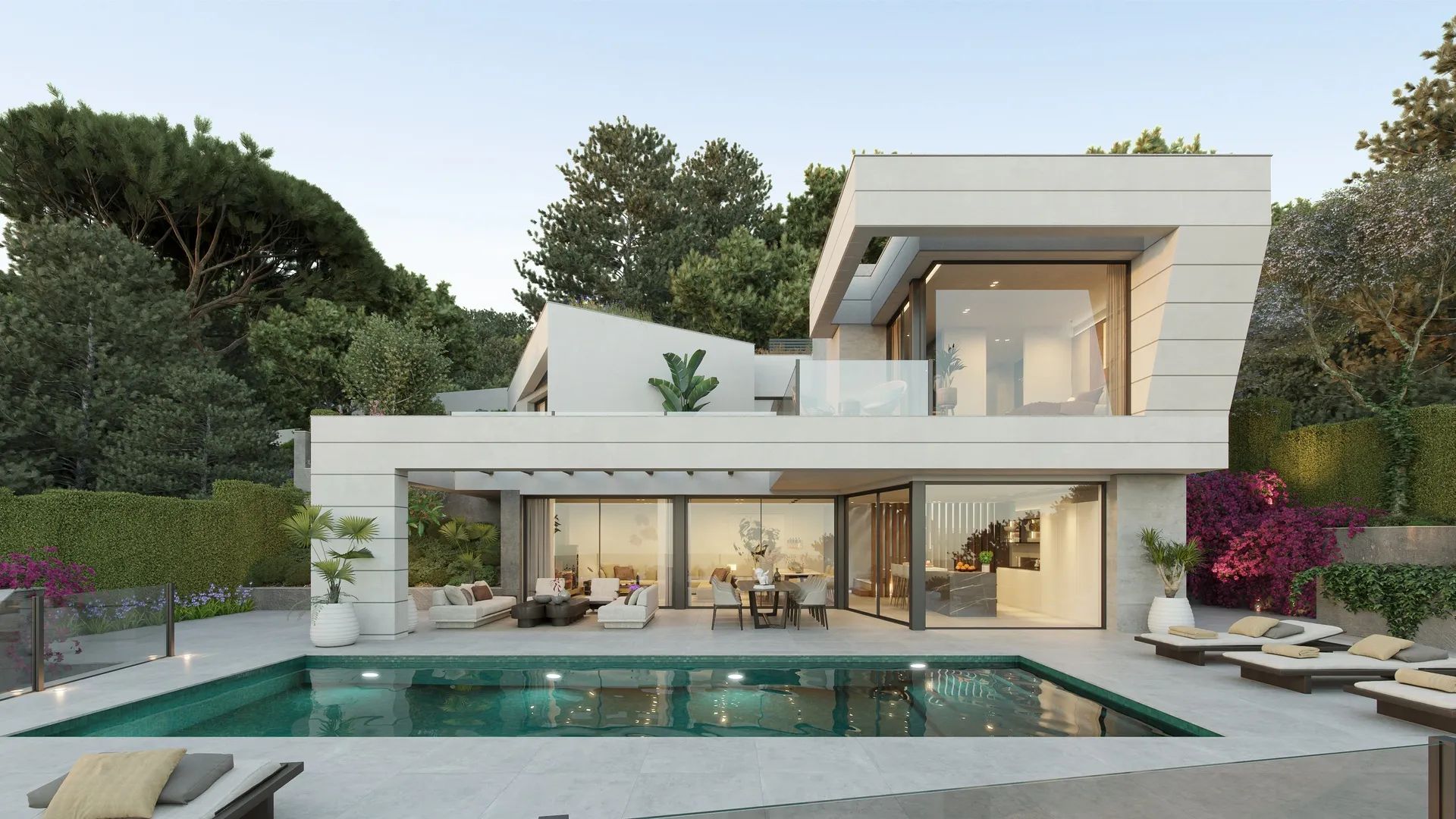 Exclusieve villa’s met panoramisch zeezicht en moderne luxe – jouw rustige toevlucht vlakbij Málaga! foto {{pictureIndex}}
