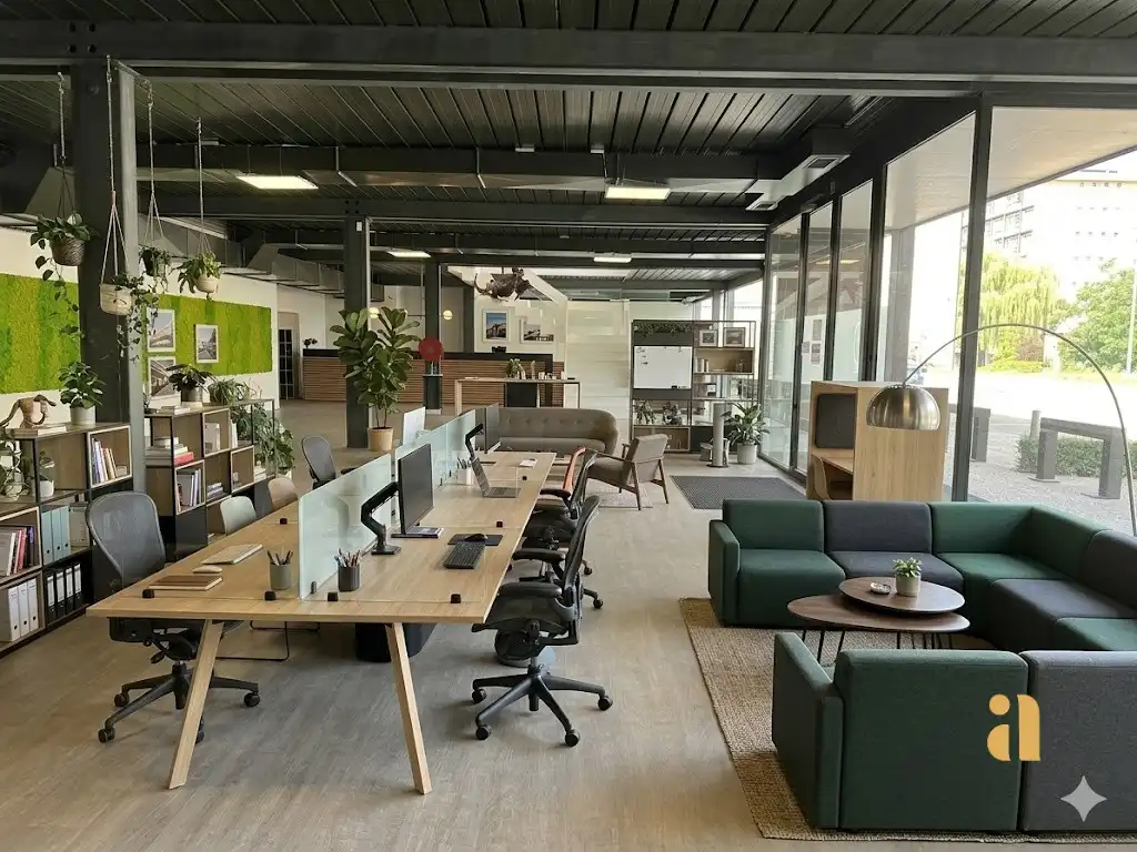 Architecturaal handelspand van 760m2 in Gent-Sint-Amandsberg foto {{pictureIndex}}