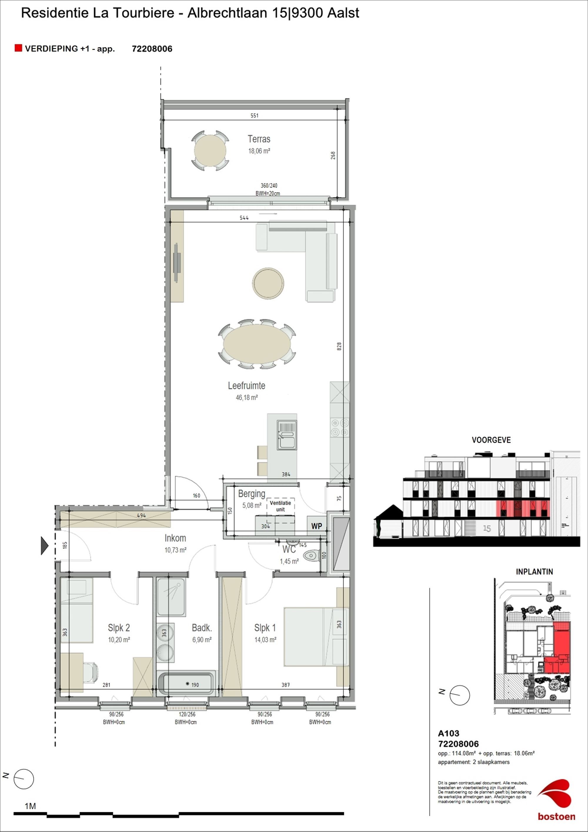 11 moderne 2-slaapkamer appartementen vlakbij centrum Aalst foto {{pictureIndex}}