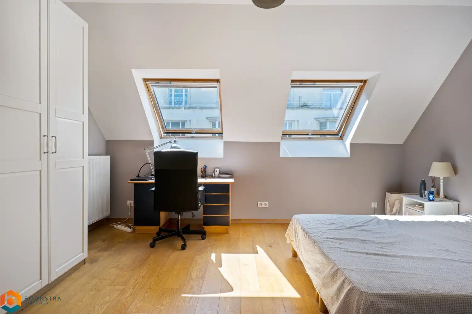 Ruim duplex appartement met 2 slpkrs op een toplocatie in Elsene foto 9