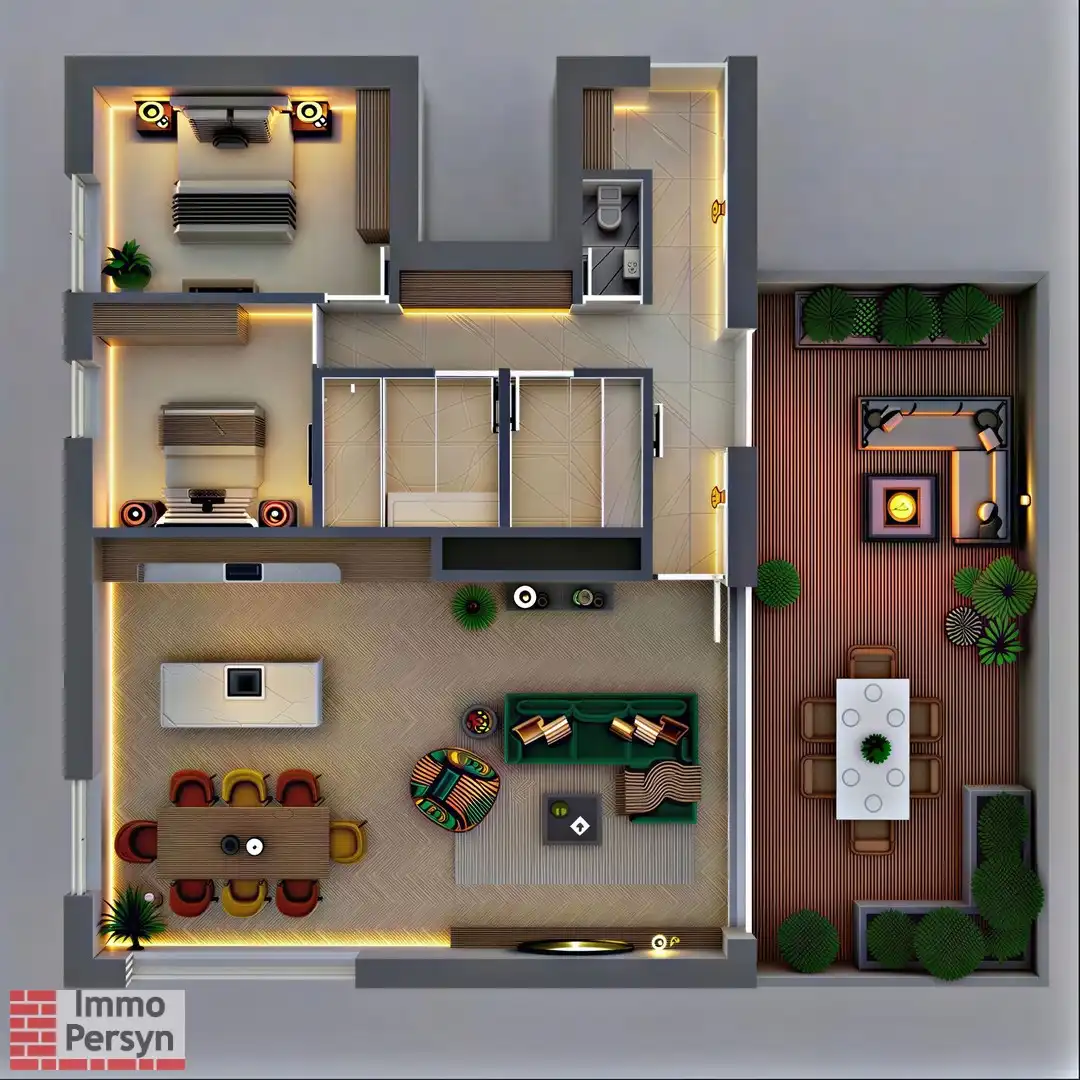 Exclusieve penthouse met terras van 34m² - 6% BTW mogl foto {{pictureIndex}}