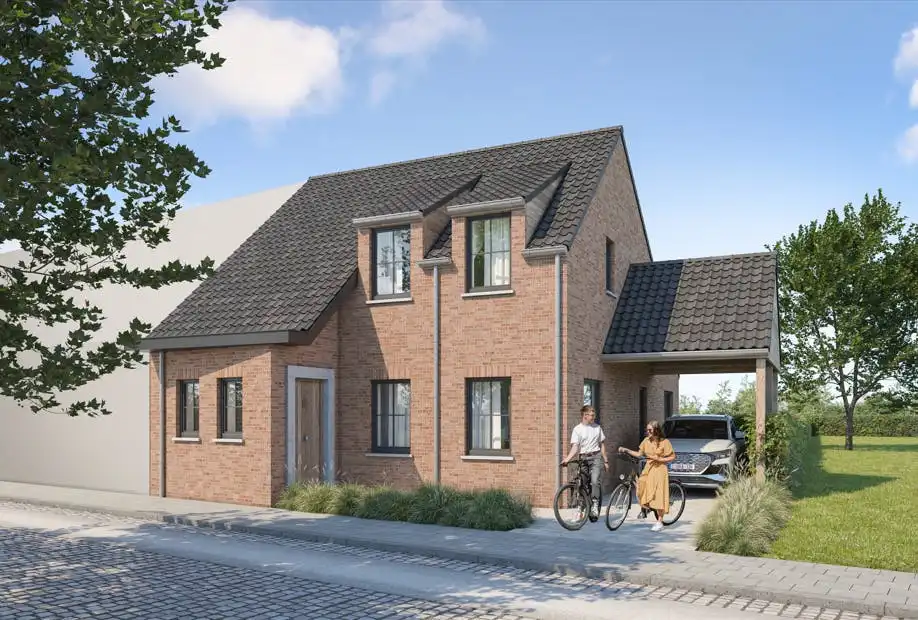 Mooi en zuidgericht stuk bouwgrond (558m²) voor halfopen bebouwing foto 3