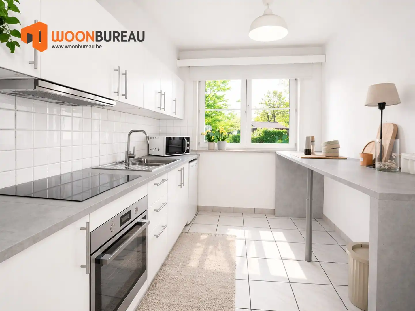 Gelijkvloers appartement met tuin en garagebox foto 3