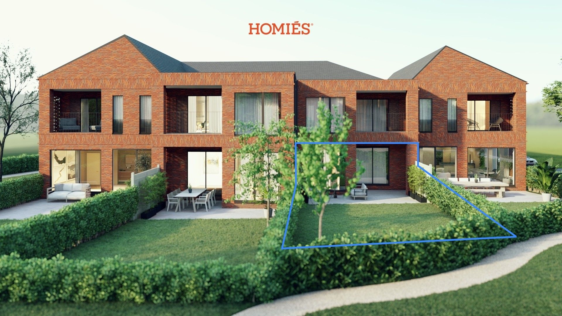 (LAATSTE !!) Tuinappartement met 1 slaapkamer en terras foto 2