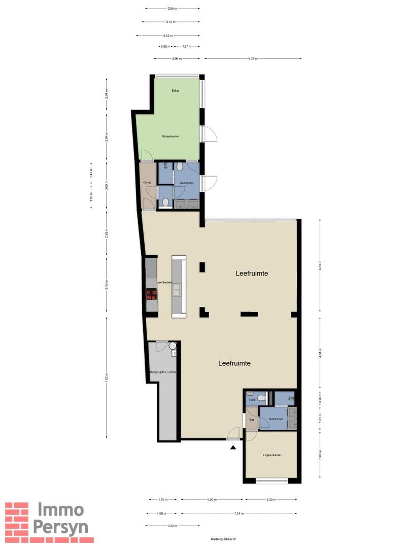 Ruim gelijkvloers appartement met tuin en 2 staanplaatsen. foto 34