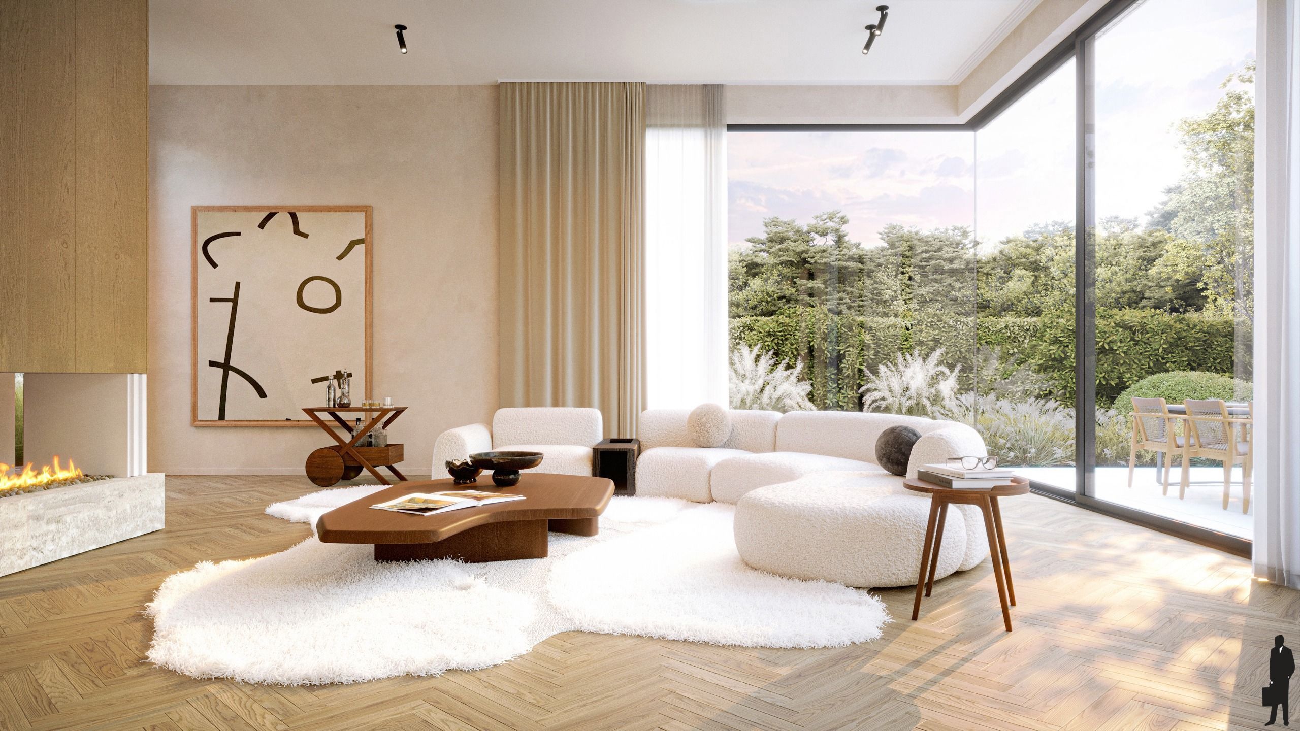 Moderne, energieneutrale laagbouwvilla op perceel van 1863m² foto 4