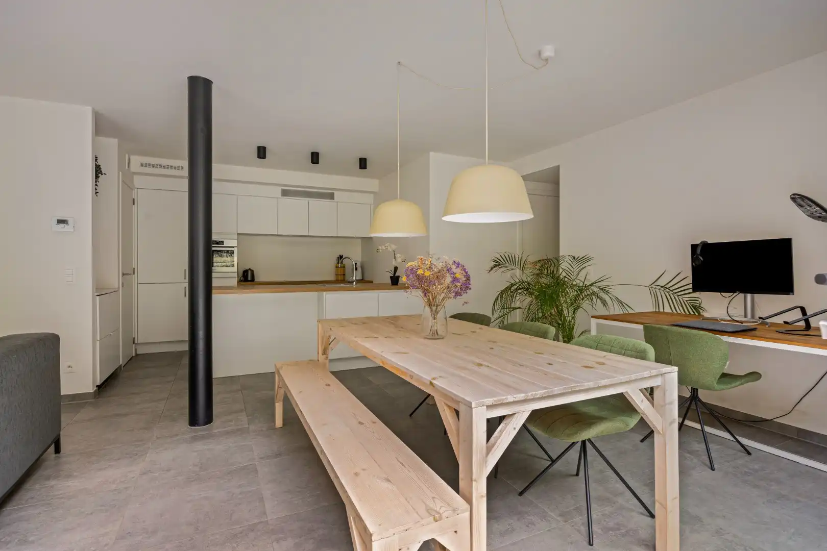 Ruim appartement met 2 slaapkamers en tuin + autostaanplaats vlakbij autostrade - EPC 68 kWh/m²  foto 11