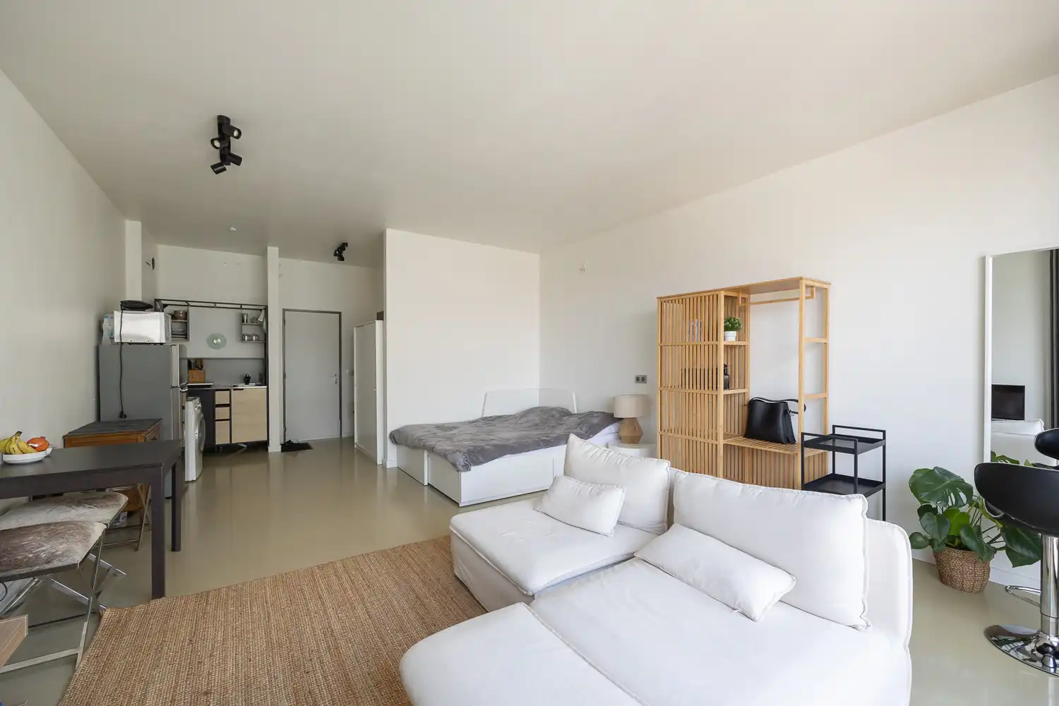 Instapklare en gemeubelde studio te koop in Antwerpen op de 7e verdieping van een verzorgd gebouw aan het Stadspark foto 6