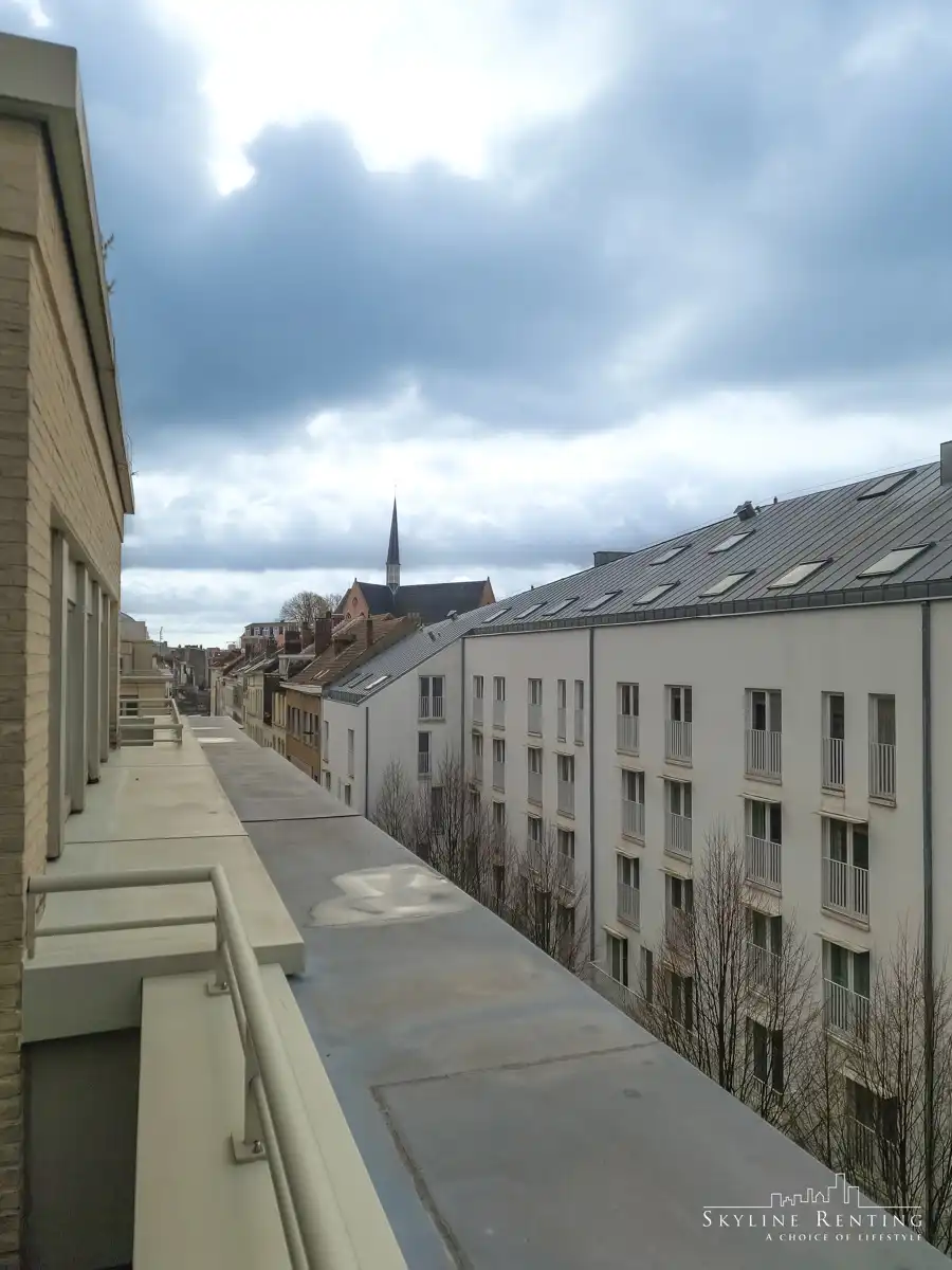 Mooi gemeubelde studio met terras bij EU-Parlement foto 9