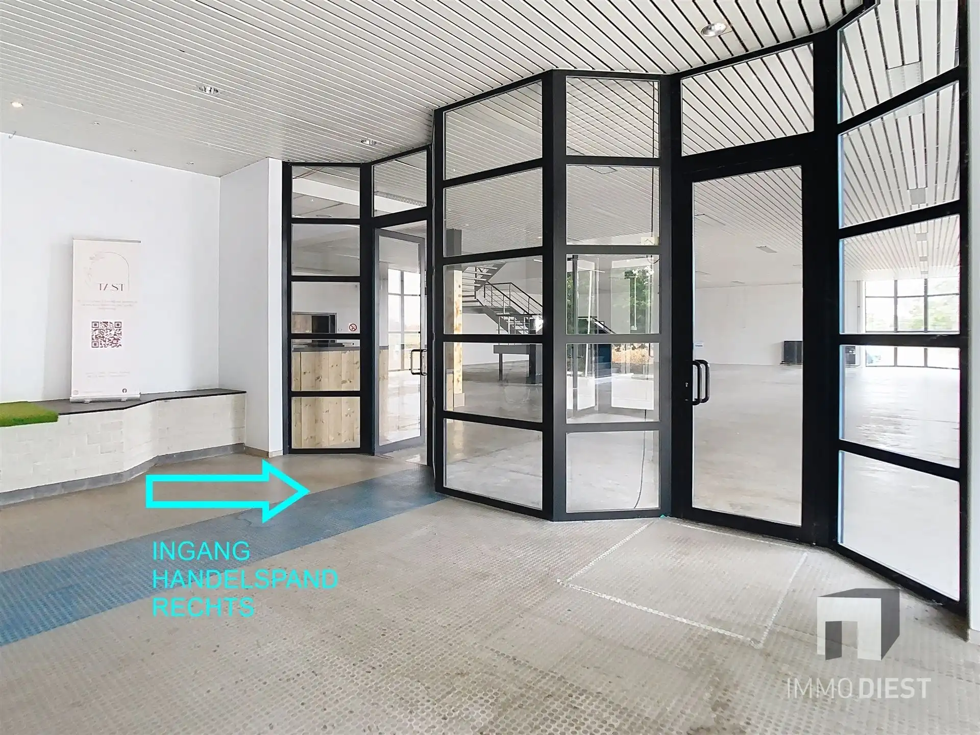 Handelspand van 1181m2 met ruime parking langs verbindingsweg foto 3