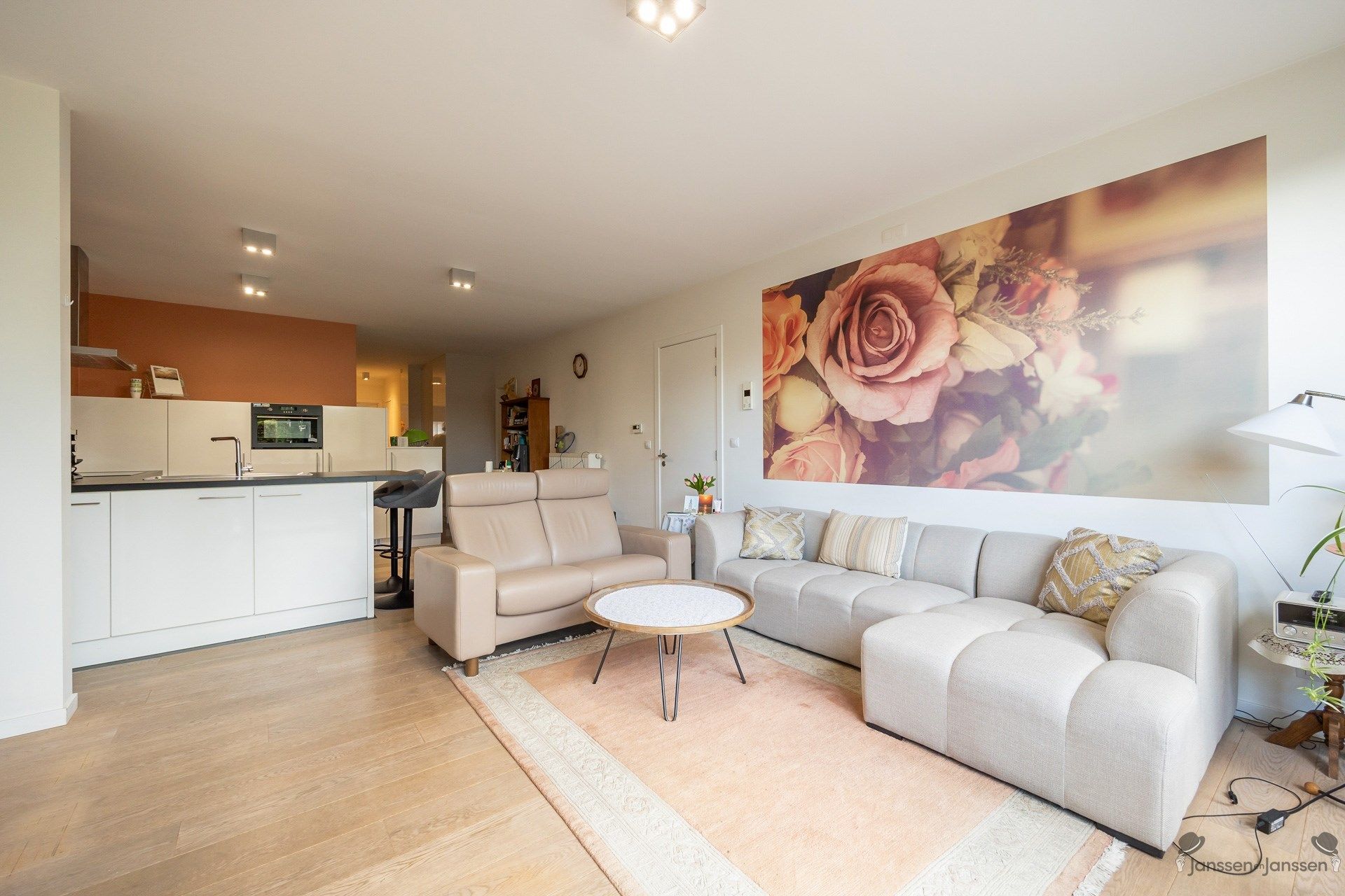 Instapklaar gelijkvloers appartement met tuin en 2 autostaanplaatsen foto 3