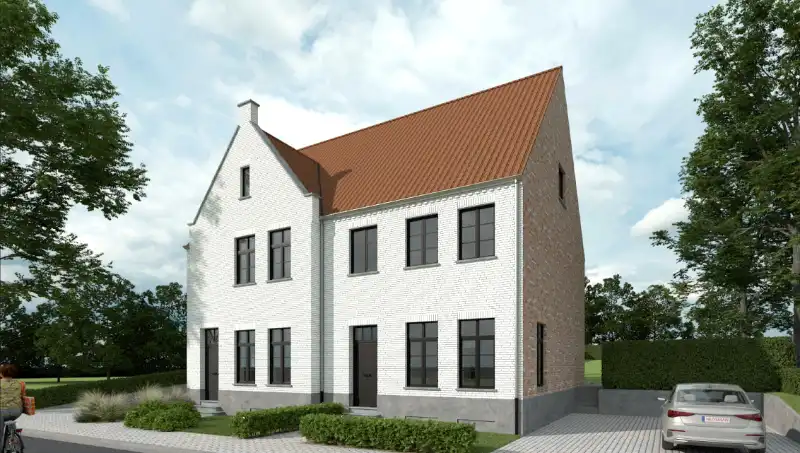 --- NIEUW --- 2 halfopen nieuwbouwwoningen te Zottegem (mogelijkheid aankoop onder 6% BTW). foto 2