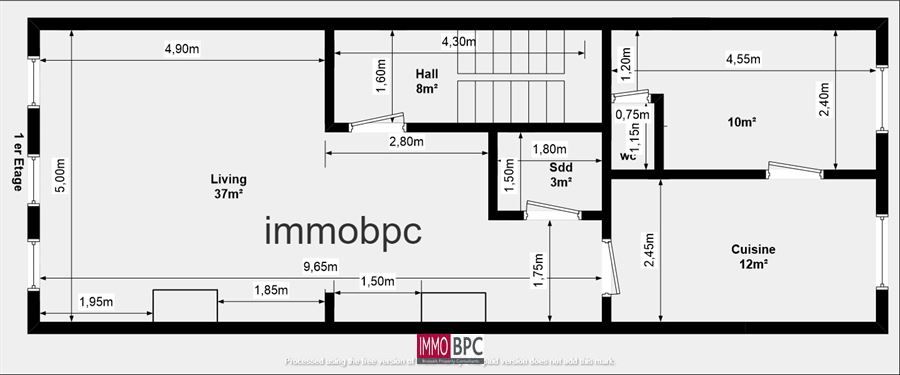 Opbrengsteig. met com. gelijkvl en 2 app en mog. 3de verdiep studio   foto 33